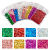 8 Bags 8 Colors Nail Art Glitter Sequins MRMJ-TA0001-29-1