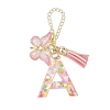 Resin Letter Cup Charms HJEW-JM02070-8