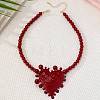 Baking Paint Alloy Pendant Necklaces & Stud Earrings & Ring & Bangle WGD946B-05-4