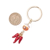 Porcelain & Alloy Enamel Keychain KEYC-JKC01156-06-3