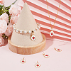 6Pcs Brass Enamel Pendants KK-BBC0005-40-4