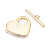 Brass Toggle Clasps KK-N254-138G-2