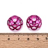 UV Plated ABS Bead Caps OACR-D316-04B-07-3