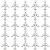 120Pcs Alloy Pendants FIND-SC0022-62-1