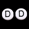 Opaque Acrylic European Beads AC-CBA3BDD-01D-1