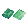 Natural Green Onyx Agate Cabochons G-G350-07B-2