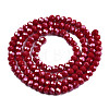 Electroplate Glass Beads Strands EGLA-A034-P2mm-A22-2