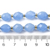 Natural White Jade Beads Strands G-D305-B01-01D-5