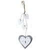 Valentine's Day Pine Wood Heart Pendant Decorations HULI-PW0002-091A-1