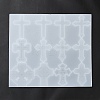 Religion Theme Cross Cabochon Silicone Molds DIY-L071-03-4