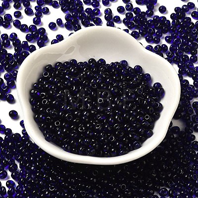 Transparent Colours Glass Seed Beads SEED-P006-02A-11-1