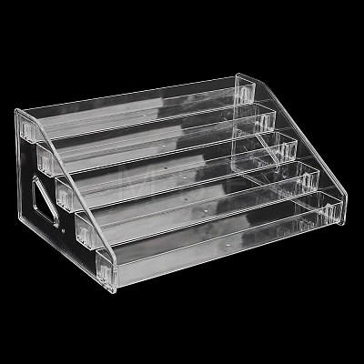 5 Layer Transparent Acrylic Makeup Cosmetic Storages MRMJ-WH0075-70-1