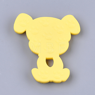 Food Grade Eco-Friendly Silicone Puppy Beads SIL-T052-07C-1