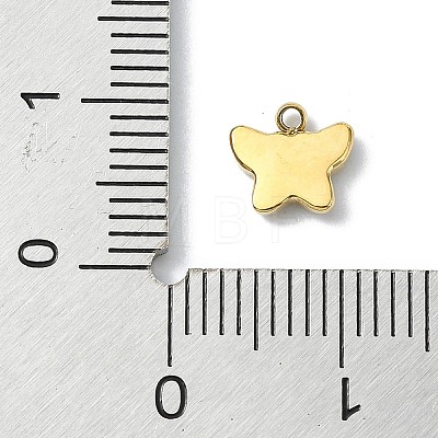 304 Stainless Steel Black Enamel Charms STAS-L022-439G-01-1