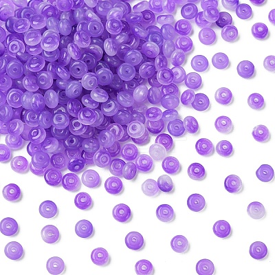 100G Baking Paint Imitation Jade Glass Beads DGLA-YW0001-54B-1