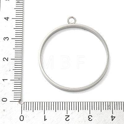 304 Stainless Steel Open Back Bezel Pendants STAS-B126-06G-P-1
