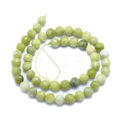 Natural TaiWan Jade Beads Strands G-K310-A23-8mm-1