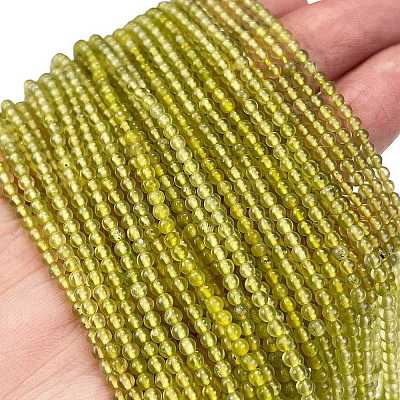 Natural Lemon Quartz Beads Strands G-M438-A11-02-1