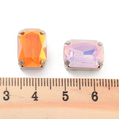 Rectangle Opal Sew On Rhinestones RGLA-G024-01B-P-1