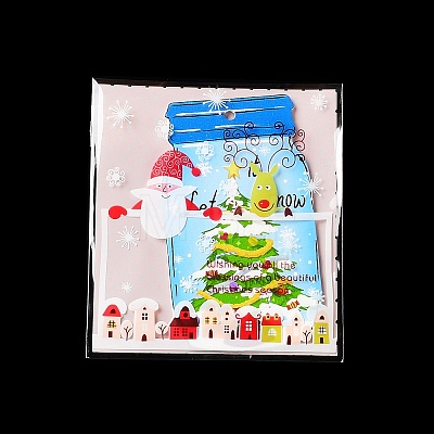 Christmas Theme Plastic Bakeware Bag OPP-Q004-03I-1