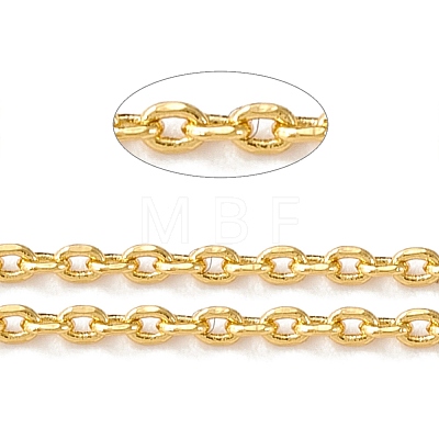 Brass Cable Chains CHC-O001-10G-1
