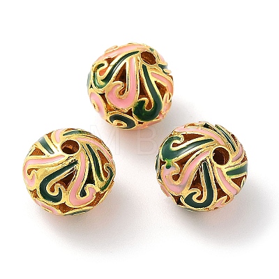 Alloy Enamel Beads ENAM-B001-03B-1