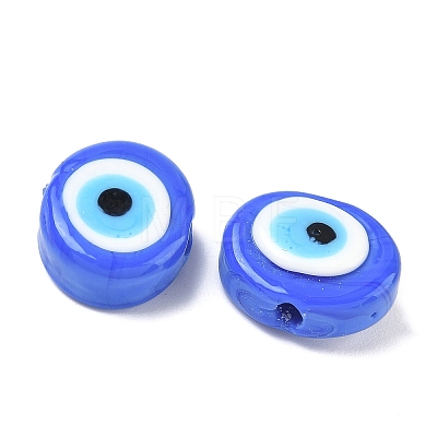 Handmade Evil Eye Lampwork Beads LAMP-G168-02-1