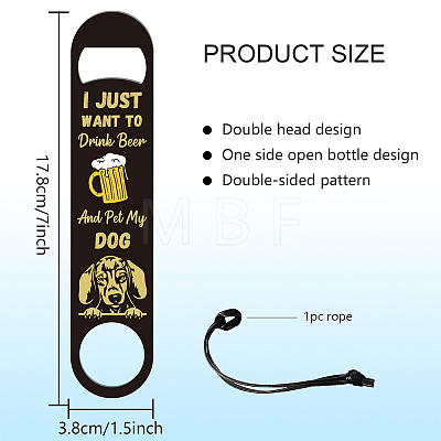 201 Stainless Steel Bottle Opener AJEW-WH0393-028-1