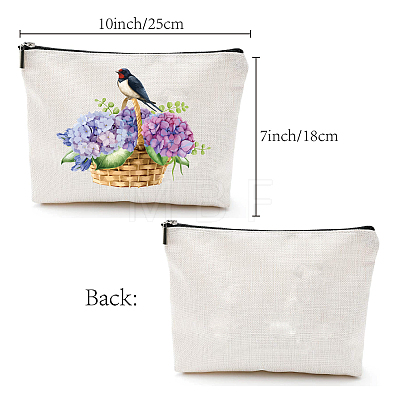 Custom Polycotton Printed Canvas Storage Bags ABAG-WH0029-139-1