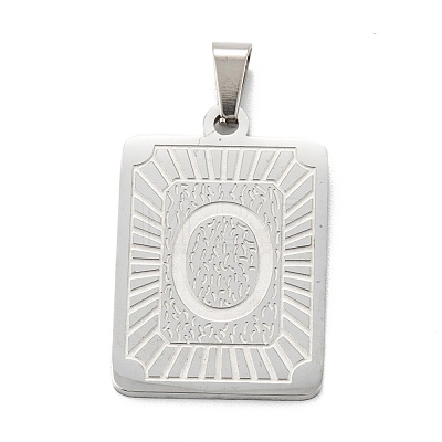 Non-Tarnish 304 Stainless Steel Pendants STAS-K216-48O-P-1