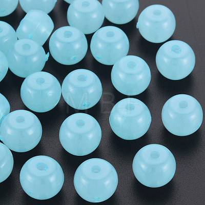 Imitation Jelly Acrylic Beads MACR-S373-14-EA08-1