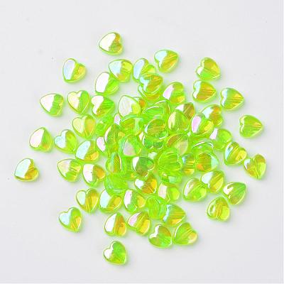 Eco-Friendly Transparent Acrylic Beads PL539-835-1