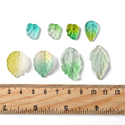 120Pcs 8 Styles Glass Pendants GLAA-FS0002-45-1