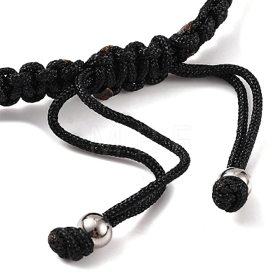 Adjustable Nylon Cord Braided Bead Bracelets BJEW-B078-50M-1