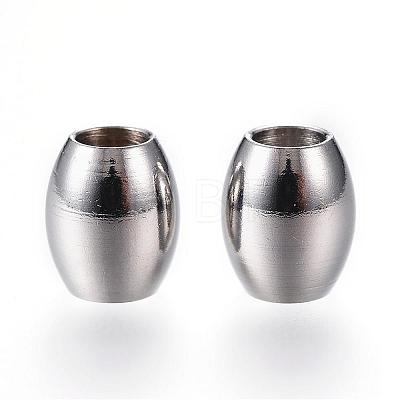201 Stainless Steel Beads STAS-A031C-P-1