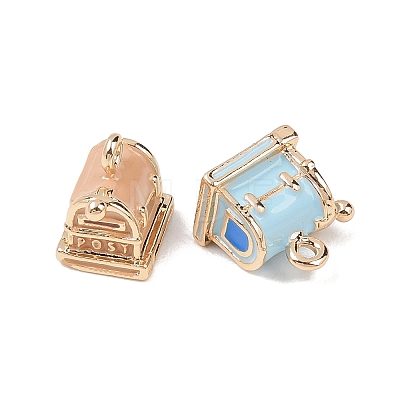 Alloy Enamel Pendants ENAM-A012-18G-1