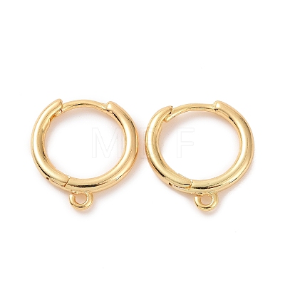 Brass Huggie Hoop Earrings Finding LS-KK-D063-05G-1