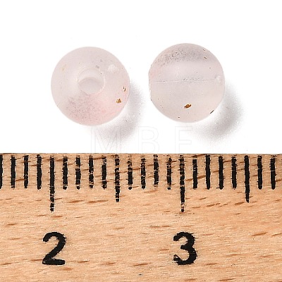 Frosted Transparent Acrylic Beads X1-OACR-F013-12C-1