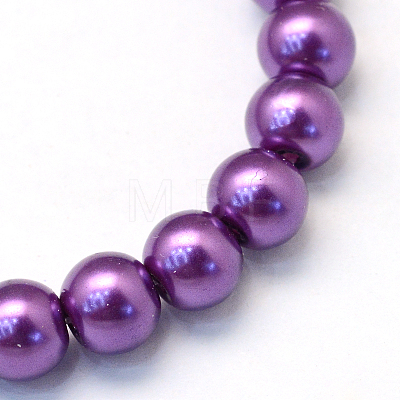 Baking Painted Glass Pearl Bead Strands HY-Q003-5mm-37-1