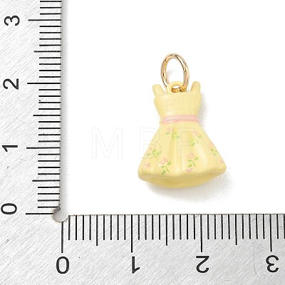 Brass Enamel Pendants KK-CBA1122-01G-01-1