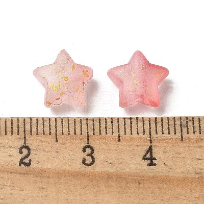 Gradient Color Transparent Acrylic Beads OACR-M023-04H-1