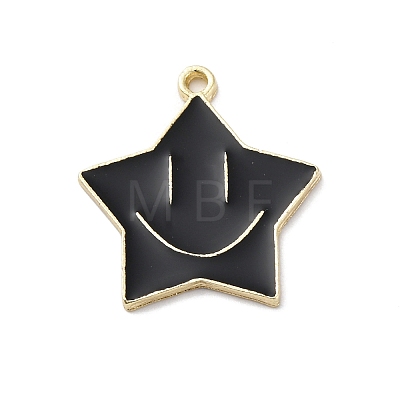 Alloy Enamel Pendants ENAM-F152-05G-06-1