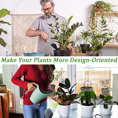 4Pcs 4 Styles Iron Flower Plant Supports FIND-CN0001-62C-1