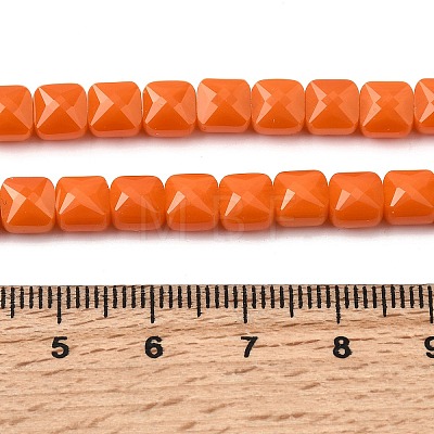 Opaque Glass Beads Strands GLAA-L050-C18-1