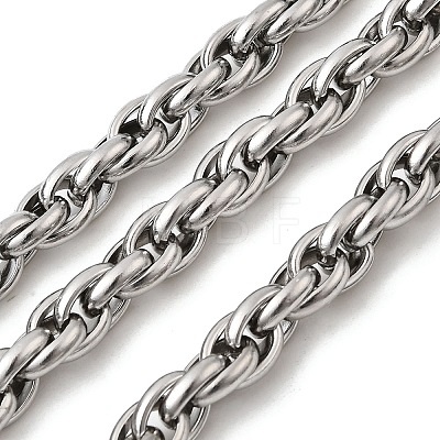304 Stainless Steel Rope Chains CHS-K024-16P-1