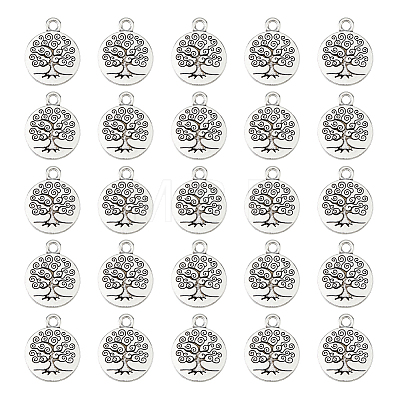 Tibetan Style Alloy Pendants FIND-DC0006-12B-1