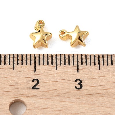 SHEGRACE Brass Star Charms XGR0109G-97G-1