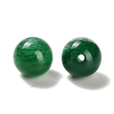 Natural Green Dragon Veins Agate Beads G-K349-02A-1