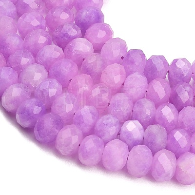 Faceted Dyed Natural White Jade Beads Strands GG-CBAE966-01B-S-1