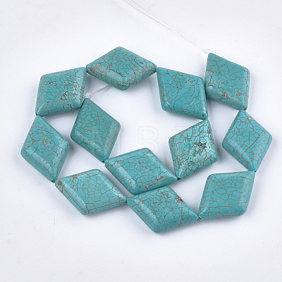 Natural Howlite Beads Strands TURQ-T003-10-1